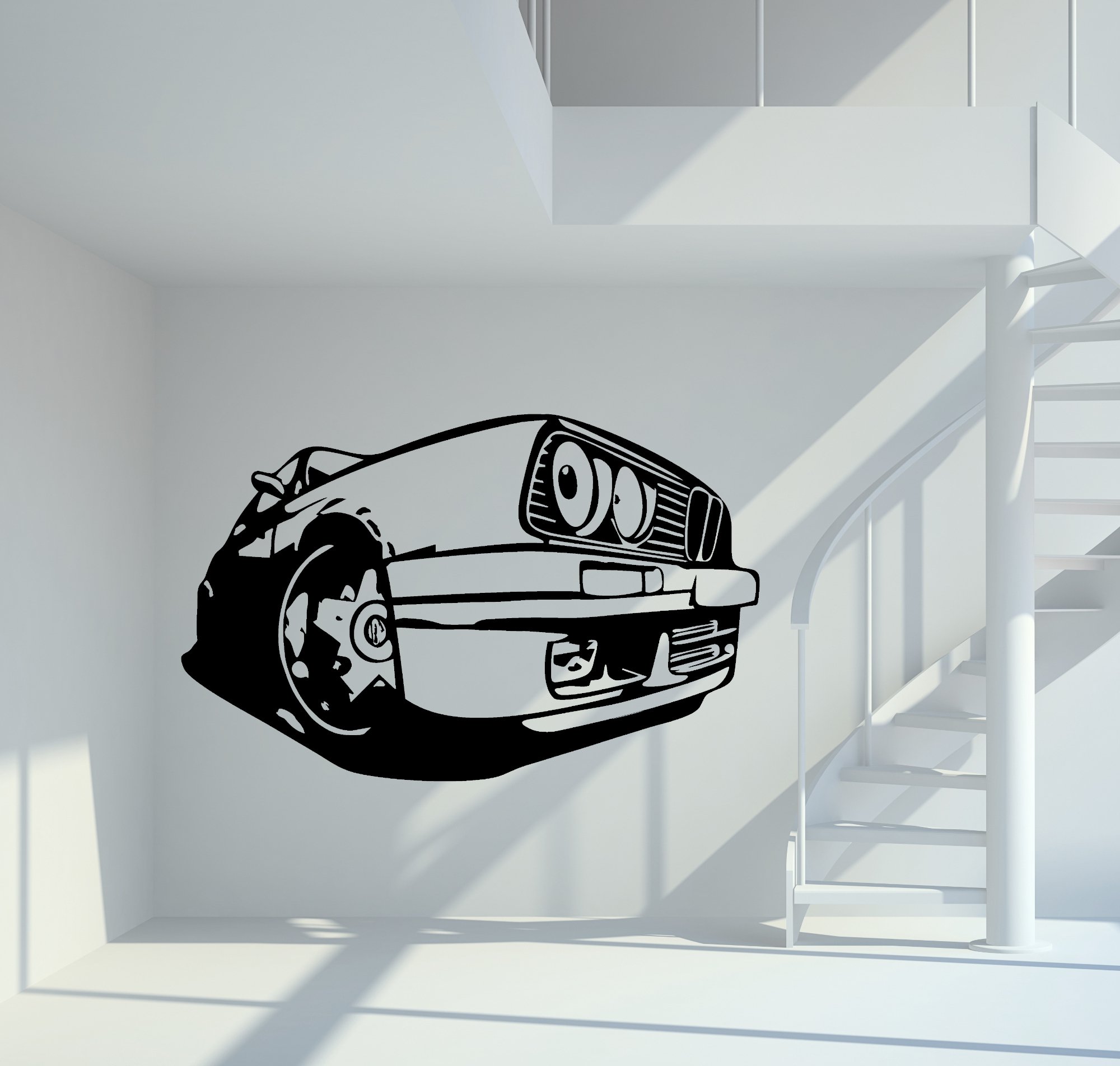 BMW 3er E30 Wandtattoo